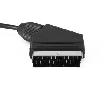 1.8 M/6FT ES versija V-pin, Scart kabelis, RGB AV Kabeliai, PAL Sega Genesis 2 Mega Drive MD 2 Aukštos kokybės