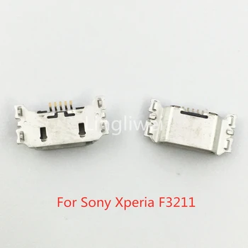 10vnt Micro USB mini 5pin Jungtis, Mobilus Įkrovimo lizdas Sony Xperia F3211 F3212 C6/XAU Ultra F3213 F3215 F3216 Įkrovimo Dokas