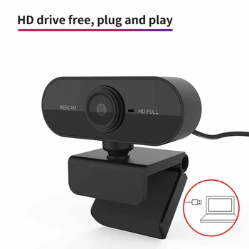 2021 Naujus Kameros 1080P Web Kamera Su Mikrofonu Interneto USB Kamera Full HD 1080P Kamera Webcam PC Kompiuteris Live 
