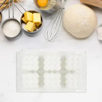 3D Geometrinis Silikono Formos Tortas Desertas Keksiukų Kepimo Įrankiai Šokolado Putėsiai Šifono Šablonai, Konditerijos Menas, Dekoras
