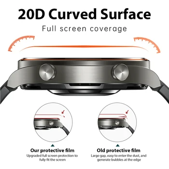 5D Minkštas Pluošto Stiklo Apsauginė Plėvelė Garmin Venu Visą Lenktas Padengti Screen Protector, Garmin Venu Smartwatch Priedai