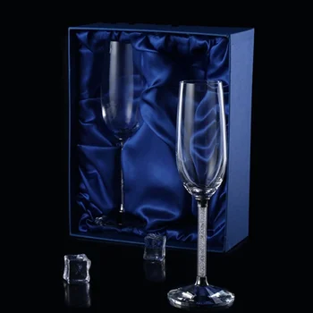Creative Vestuvių Vyno taurė taurė unikali Šampanas Fleitos Kristaliniai Šalis Dovana Skrudinimas Stiklo Goblet Krištolo, goblet
