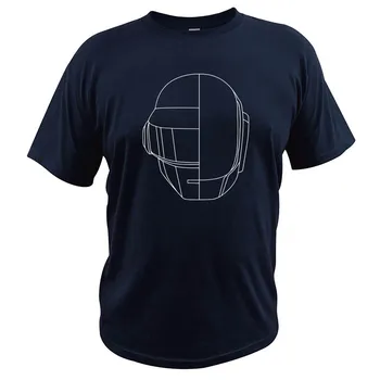 Daft Punk T Shirt Laisvosios Kreipties Atmintinės Marškinėlius Prancūzų Elektronikos Duetas Medvilnės Minkštas Įgulos Kaklo Tee Viršūnės