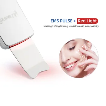 Foreverlily EMS Ultragarso LED Fotonų Veido Odos Skruberis JONŲ Veido Kastuvas Giliai Valanti Mašina Anti-Senėjimo Vibracijos Massager