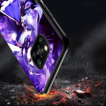 Funda Genshin Poveikis Žaidimas XiaoMi Poco X2 X3 NFC M2 M3 F1 F2 C3 Pro Mi Sumaišykite 3 Žaisti A3 A2 A1 CC9E CC9 6X 5 6 Lite Telefono dėklas