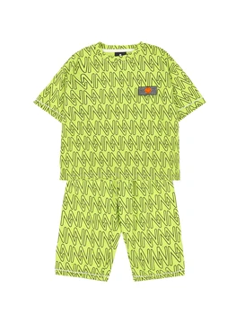 Grynos Medvilnės Vaikų Pižama Vasaros Plonas, Vidutinis ir Didelis Vaikų Vaikų Loungewear Dviejų dalių Kostiumas Oro Kondicionavimo sistema Drabužiai