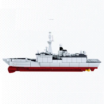 Karinio Jūrų Laivyno Povandeninis Laivas Fregata Mūšis Laivas Kreiseris Blokai Karo Laivu Plytų Klasikinis Modelis, Švietimo Žaislai Vaikams