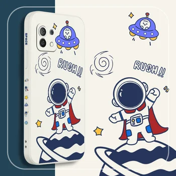 Kietas Astronautas Modelio Telefoną Atveju Xiaomi Mi 11 10T 10 lite 9T 10 Pastaba Redmi 9 Pastaba 9T 8 8Pro 7 7Pro 9 9A K40 K30 Dangtis