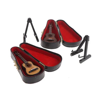 Mini Klasikinės Gitaros Modelis Liaudies Muzikos Instrumentai, Papuošalai Vyrams, Moterims, Dovanos Lėlės Namas Mini Muzikos Instrumentas Modelis
