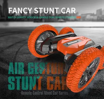 RC Stunt Car 2.4G4CH Drift Deformacijos Buggy Roll Automobilio Virtimo Kaskadininkų Automobilių Žiūrėti Nuotolinio Valdymo Automobilio Gestas Aptikimo Nuotolinio Valdymo