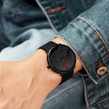 Reloj Hombr Laikrodžiai Mens 2021 Minimalistinio Vyrų Mados Ultra-plonas Žiūrėti Paprastų Vyrų, Verslo Kvarcinis Laikrodis Relogio Masculino