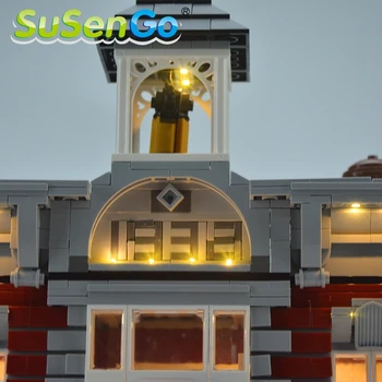 SuSenGo LED Šviesos Rinkinys 10197 Kūrėjas ugniagesių Suderinama Su 15004 84004 ，NR. Blokai Modelis