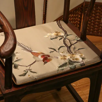 Vieversys Išsiuvinėti Sėdynės Pagalvėlės Klasikinis Kinų Stiliaus Imbieras BlueNon slydimo Kėdės Pagalvėlės Namų Sofos Kambarį Apdaila