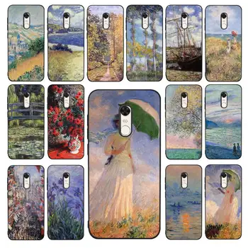 Yinuoda Claude Monet Impresionizmo Tapytojas Telefoną Atveju RedMi 4X 5 plius 5 6 7 8 9 6pro Eiti K20 dangtis